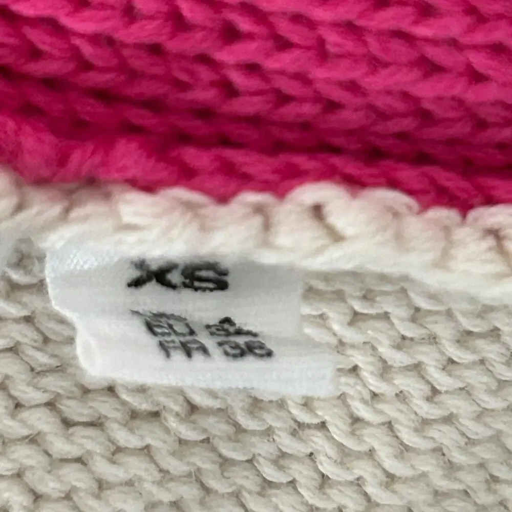 The Upside Organic Knit Lotus Intarsia Pullover V Neck Sweater XS